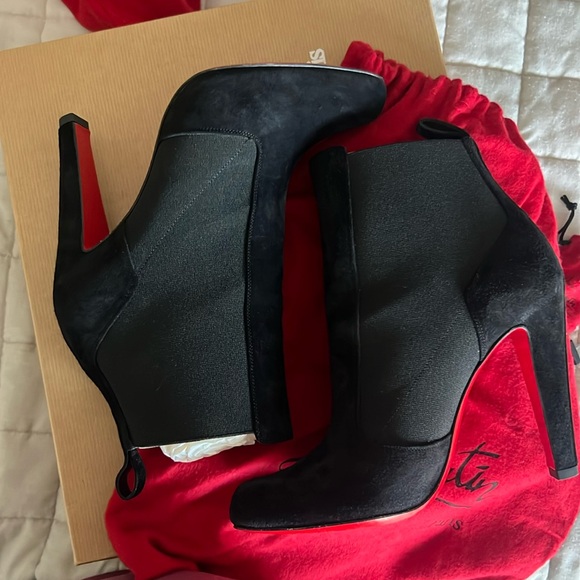 CHRISTIAN LOUBOUTIN booties! AUTHENTIC - Picture 1 of 11